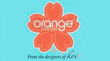 logo d'orange , marque de vêtement médical