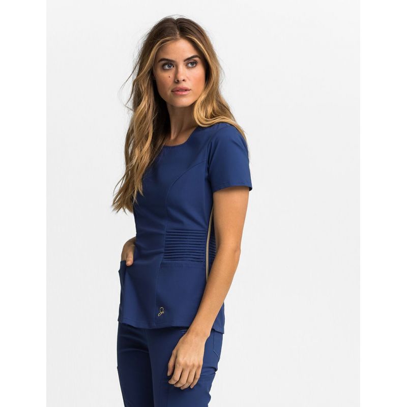 Blouse medicale Jaanuu pintuck 