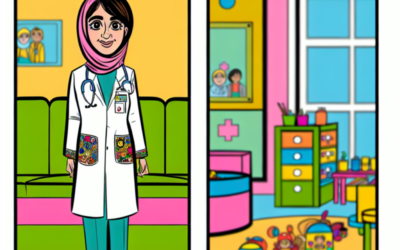 Blouse de médecin en pédiatrie : peut-on intégrer des éléments rassurants pour les enfants ?