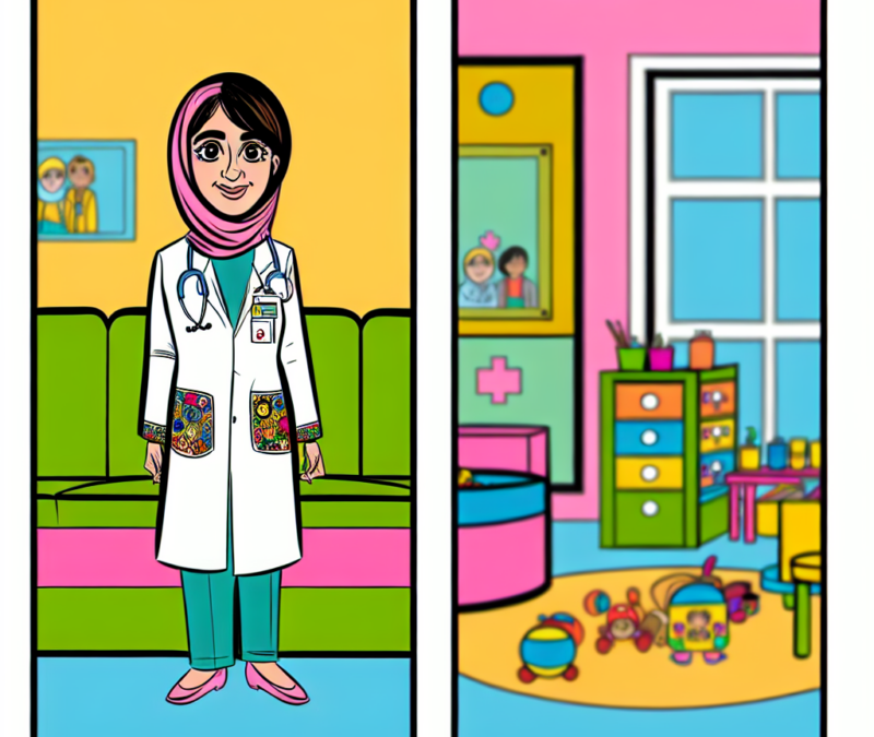 Blouse de médecin en pédiatrie : peut-on intégrer des éléments rassurants pour les enfants ?