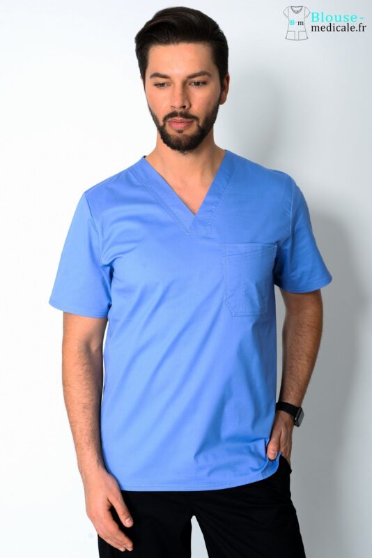 Découverte de la Blouse Médicale Homme Cherokee 4743 4 blouse medicale homme couleur cherokee bleu ciel