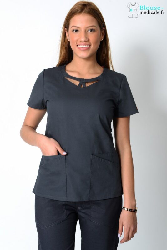 Soldes Dickies - Blouse Dickies à seulement 18.95EUR 2 blouse medicale dickies femme 85810 gris