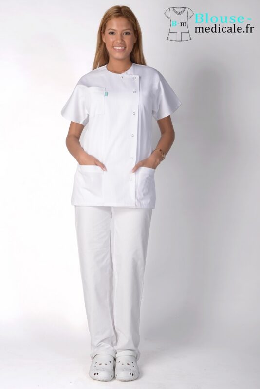 La blouse medicale parfaite? 1 blouse medicale femme blanche classique pas cher lafont