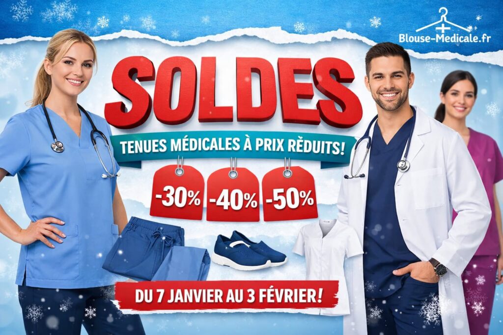 soldes blouse médicale