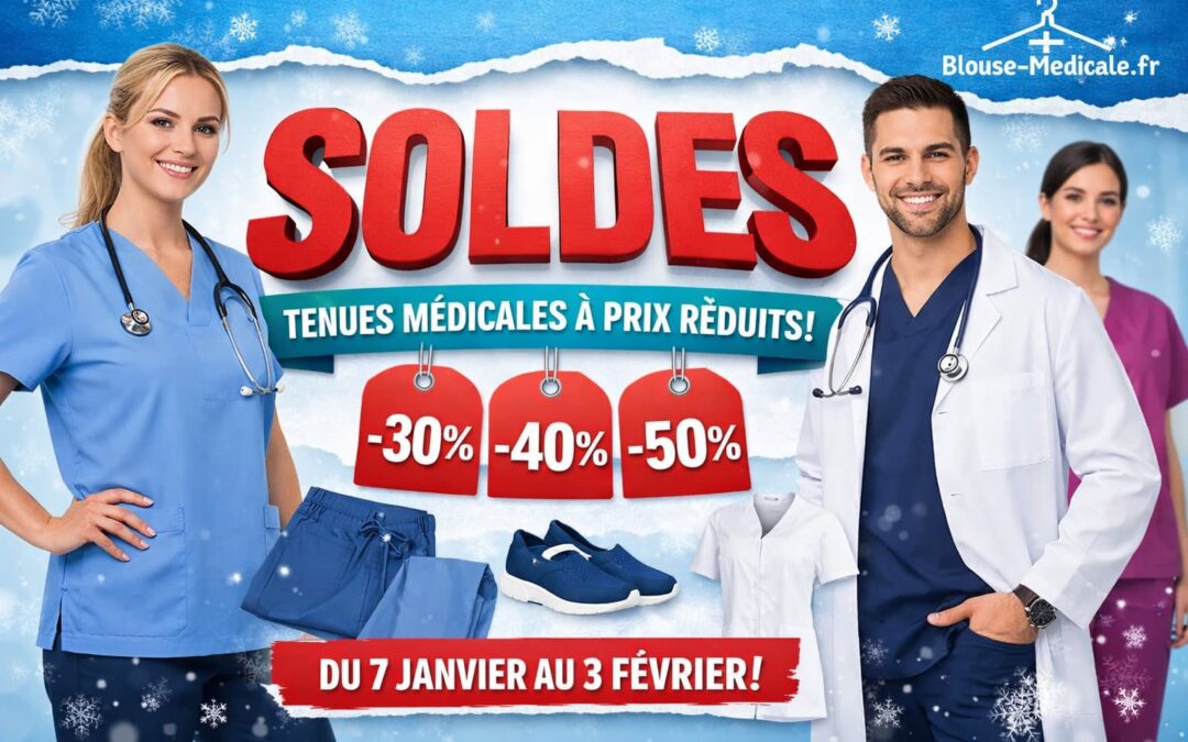 soldes blouse médicale